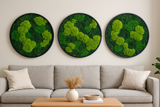 Interstellar Moss Art Circle Frame (One Piece)