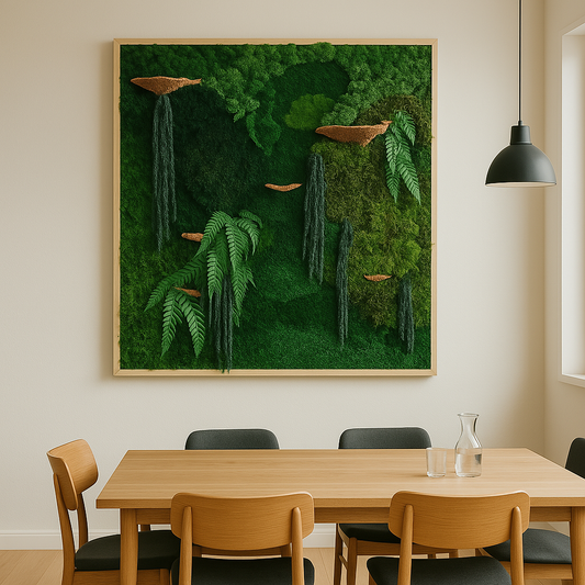 The Deep Forest Moss Art Frame