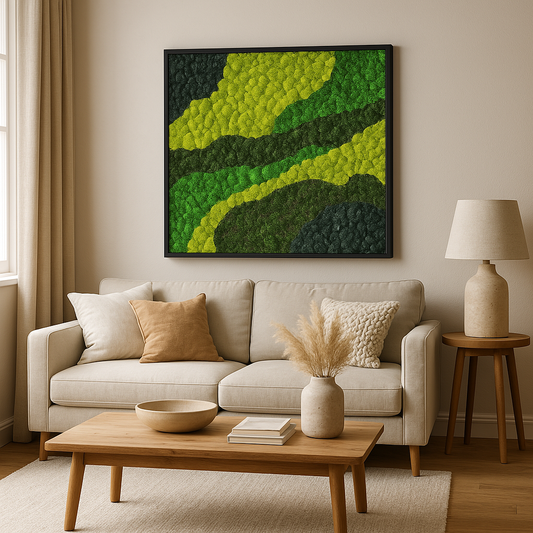 Interstellar Galaxy Moss Art Frame