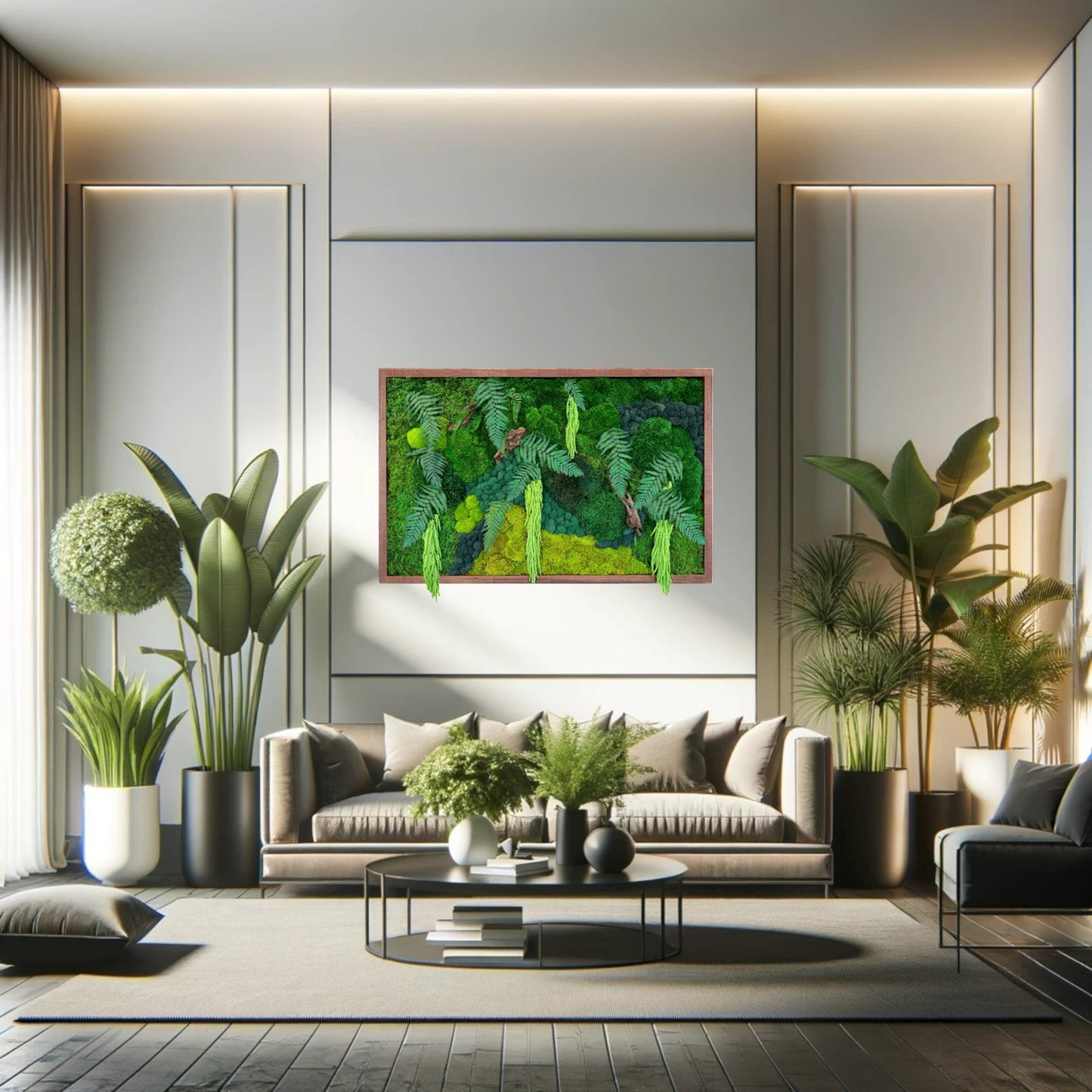 Paradise Moss Art Frame