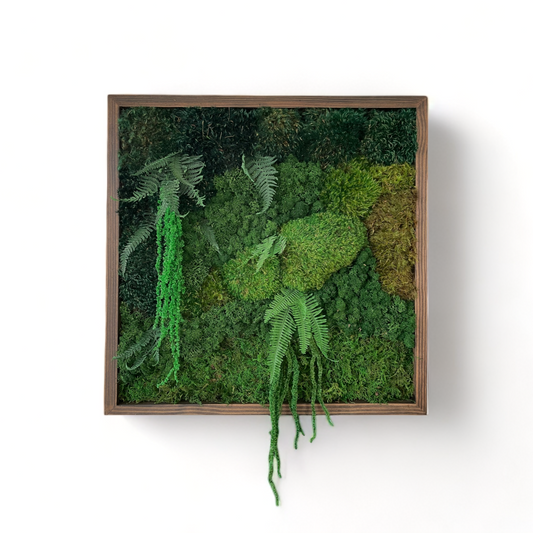 The Dark Jungle Moss Art Frame